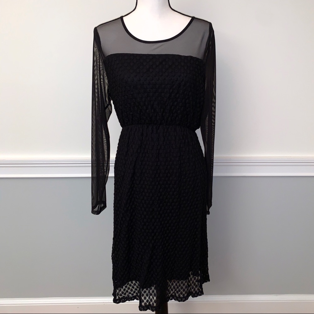 MA Cherie Black Maternity Dress